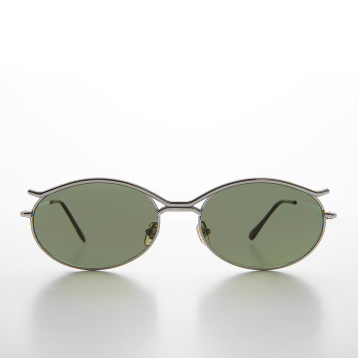 Rare  Oval Vintage 90s Optical Frame Sunglass - Fate