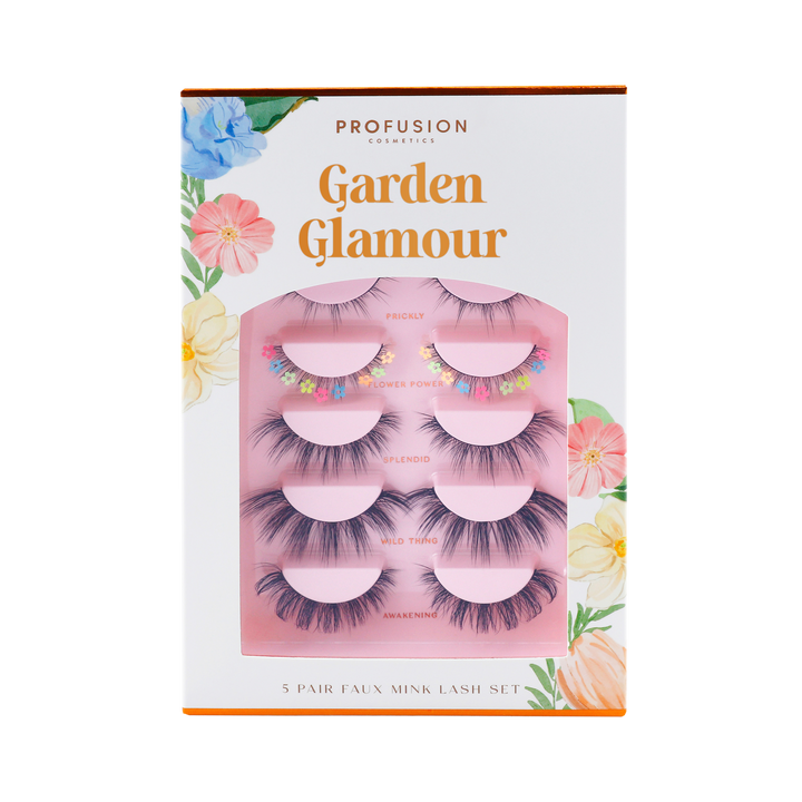 Petal Perfect | Garden Glamour 5 Pairs Faux Mink Lash Set