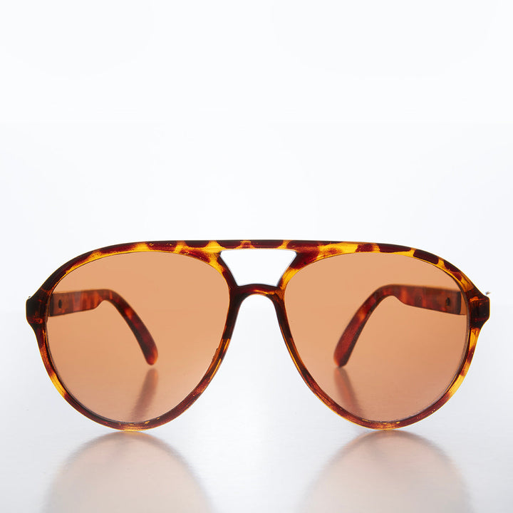 Classic Pilot Sunglasses With Copper Lens - Flores