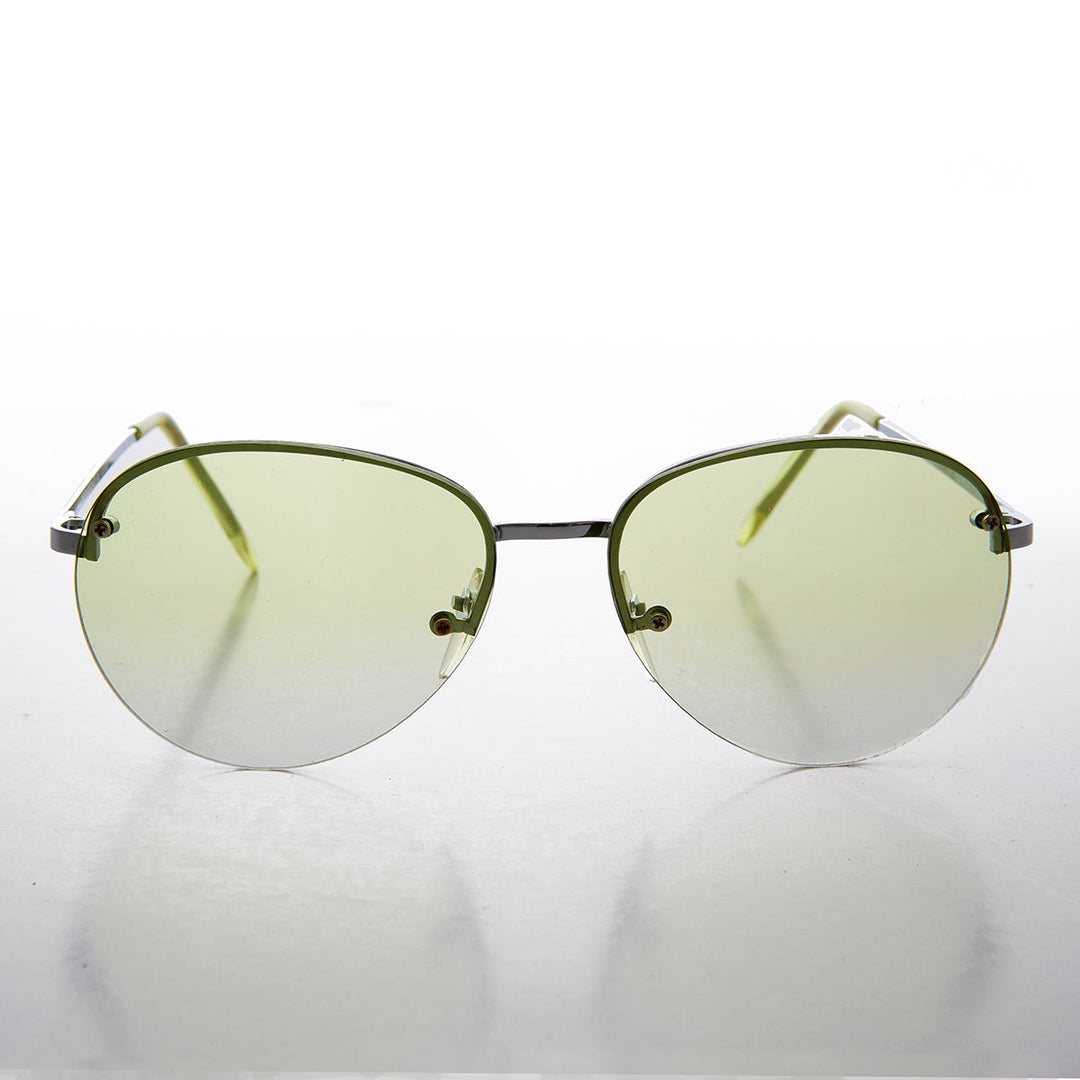 Chic Gradient Color Tinted Lens 90s Sunglass - Flow