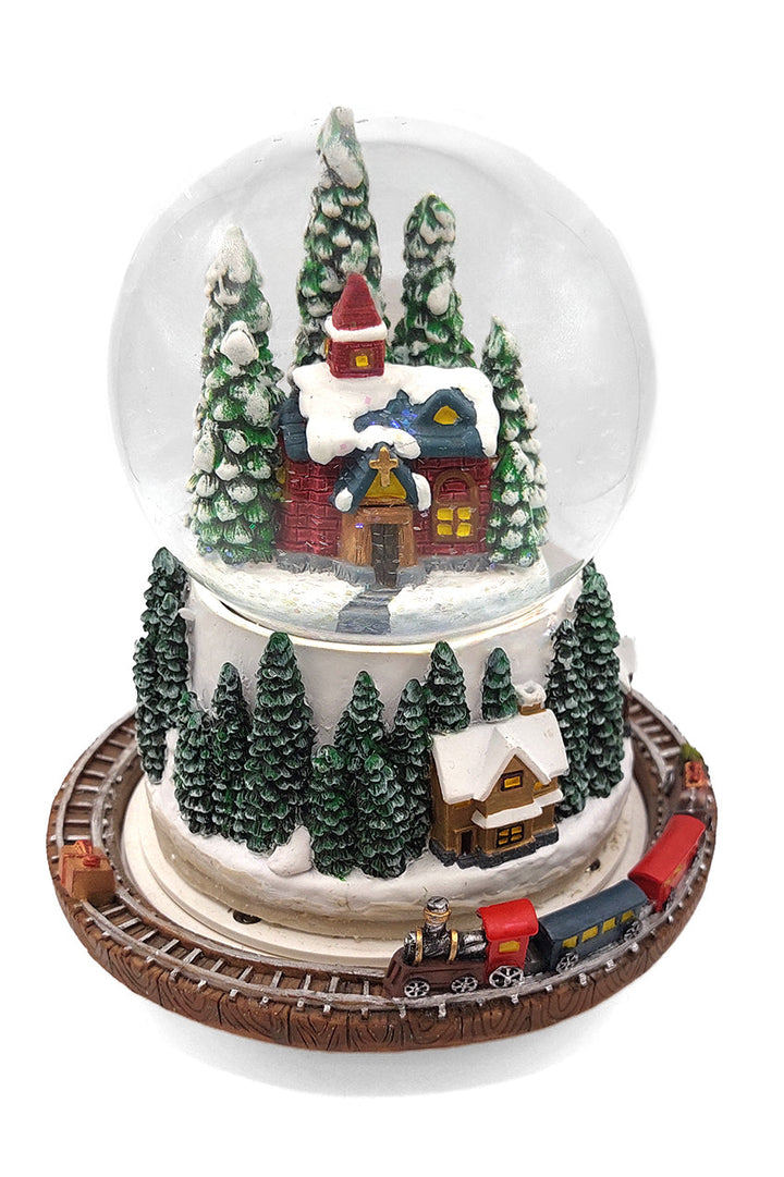 Christmas Village Snow Globe by Wizardi F07N7-9
