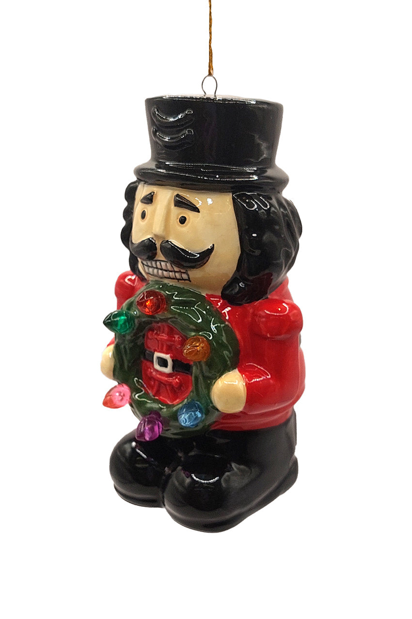 Wooden Nutcracker Decoration by Wizardi F07N7-16