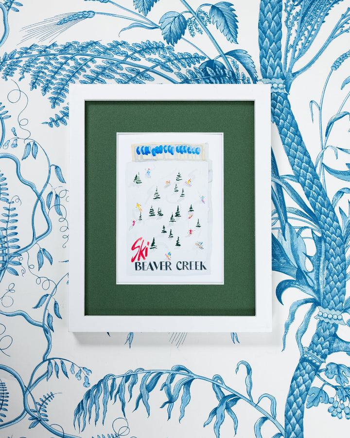 Beaver Creek Colorado Matchbook Art Print