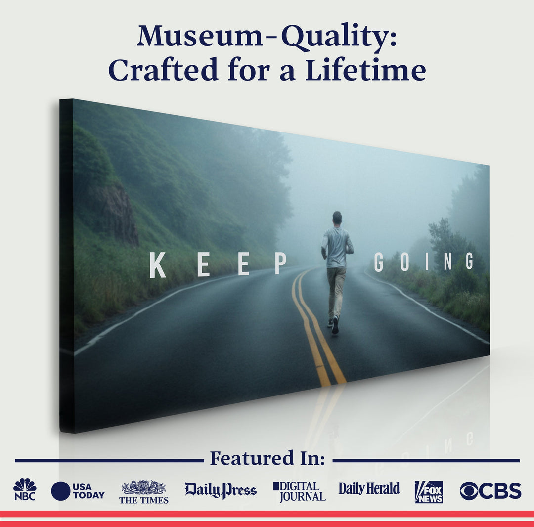 Keep Going Motivational Wall Sign