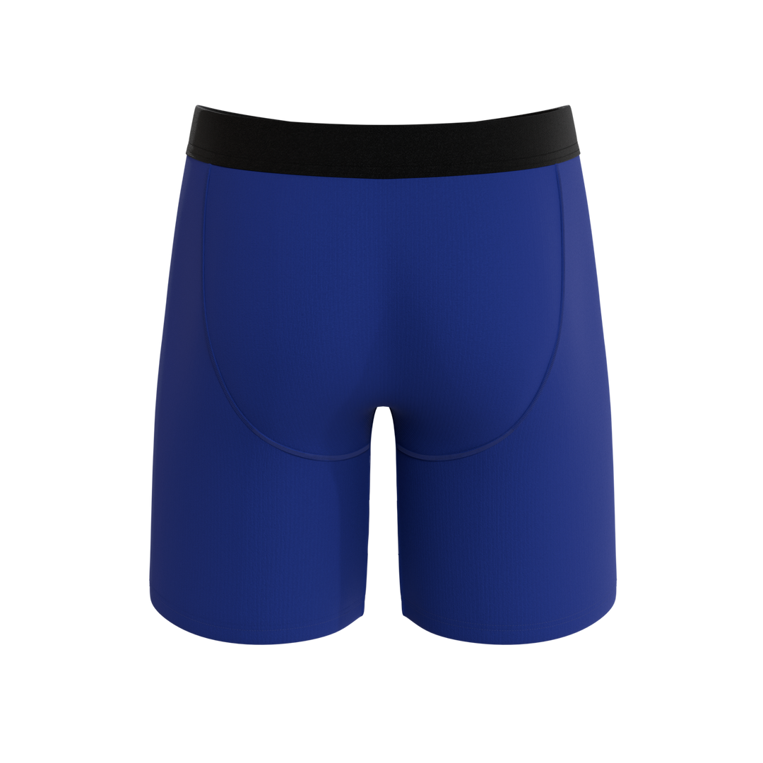 The Fancy Feather | Peacock Long Leg Ball Hammock® Pouch Underwear With Fly