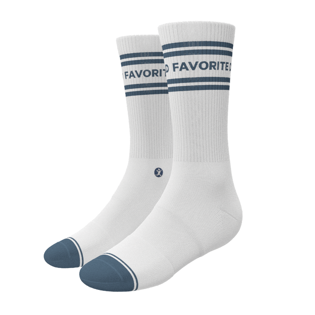 The Favorite Dad | Father's Day Heel Hammock™ Crew Socks