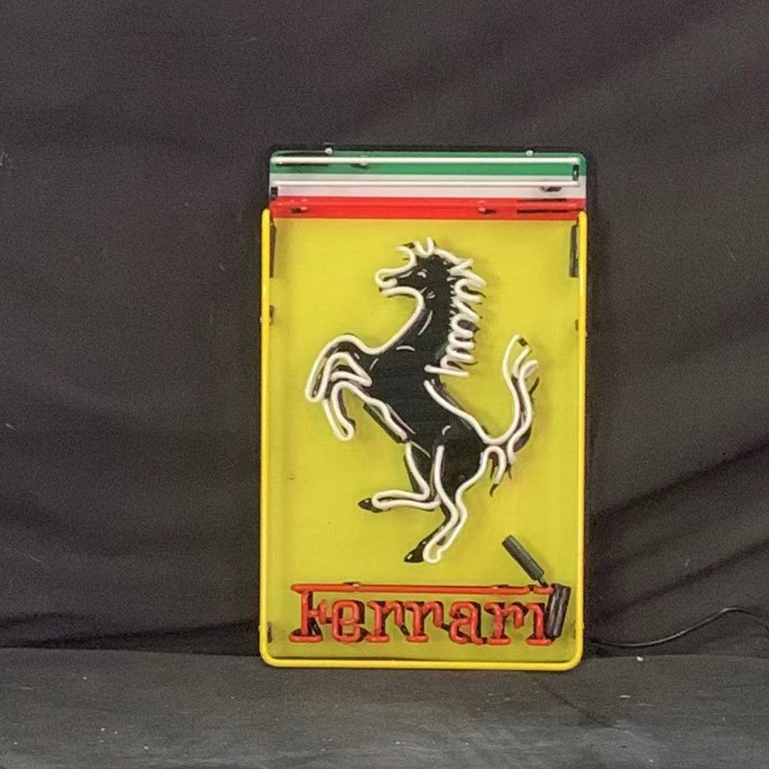 Ferrari Logo Neon Sign