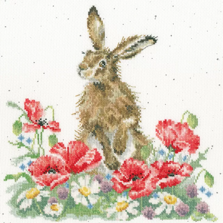 Field Of Flowers XHD143 Counted Cross Stitch Kit