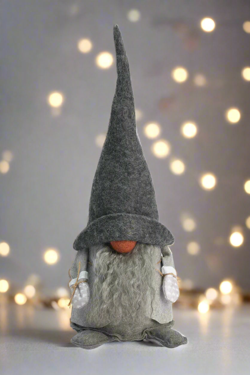 Tomte Gnome - Filip with Grey Cap