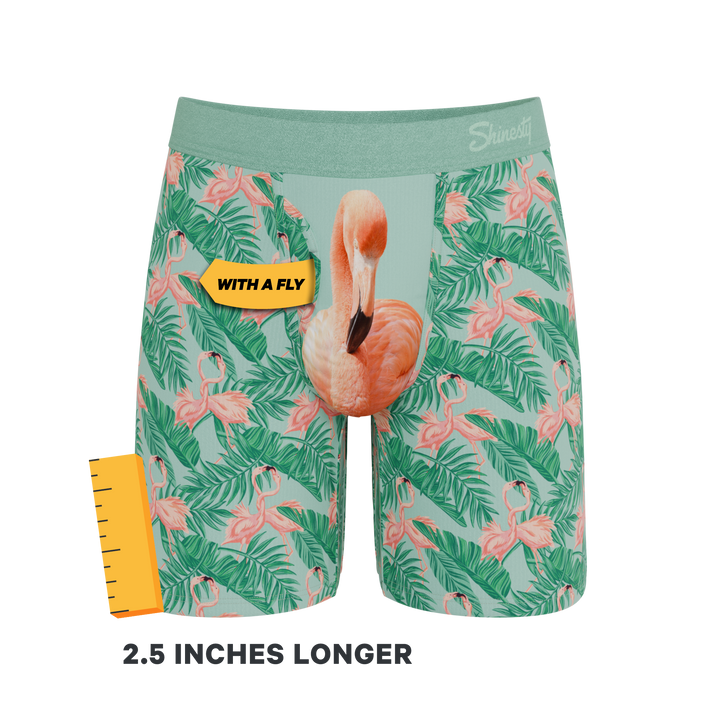 The Flamboyance | Flamingo Ball Hammock® Boxer - Long Leg