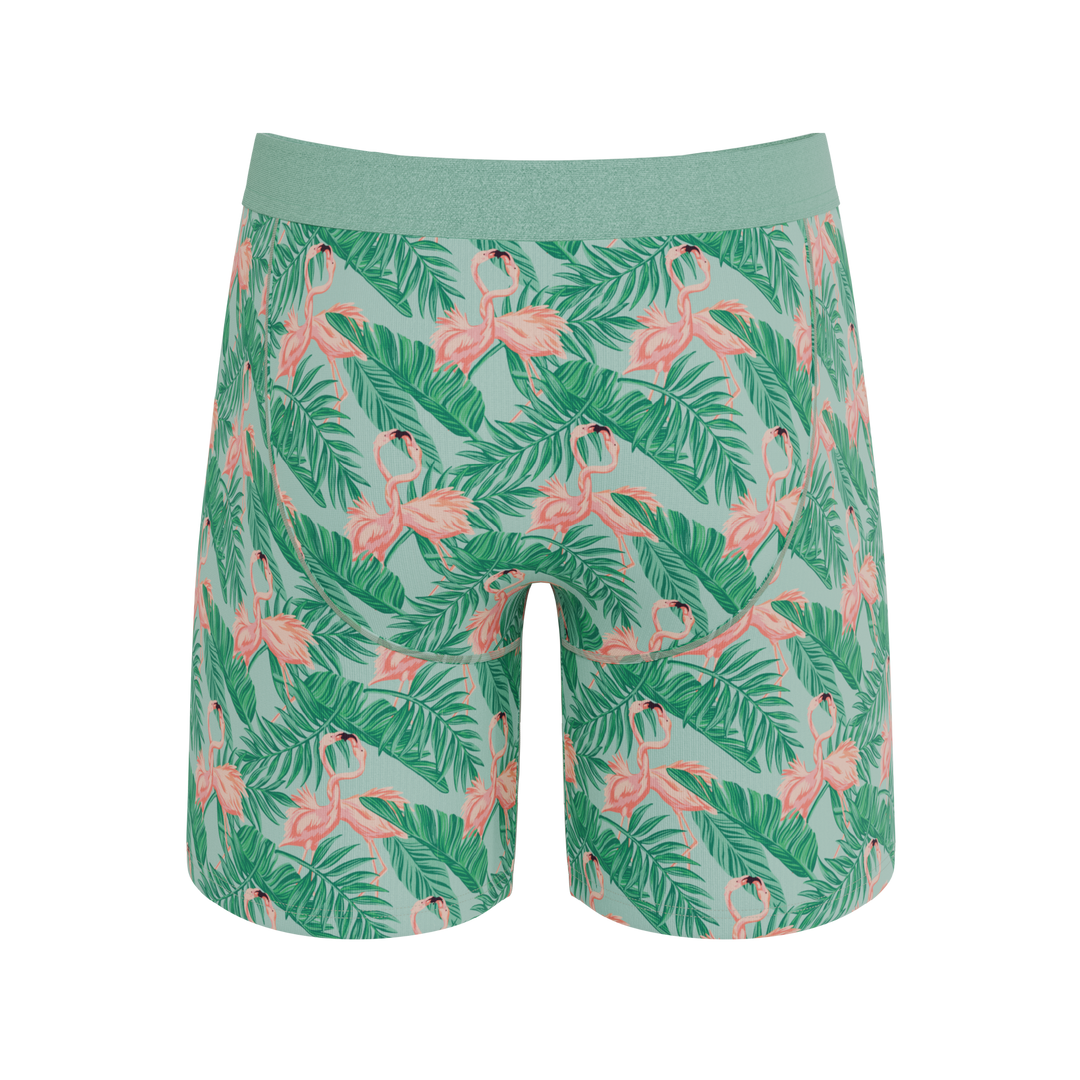 The Flamboyance | Flamingo Ball Hammock® Boxer - Long Leg