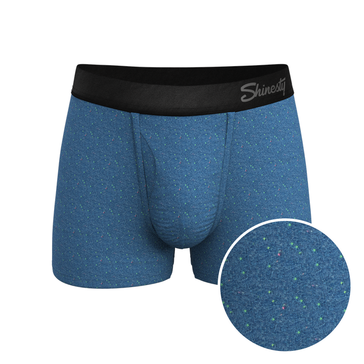 The Fleck Me | Heather Blue Flecked Ball Hammock® Pouch Trunks Underwear