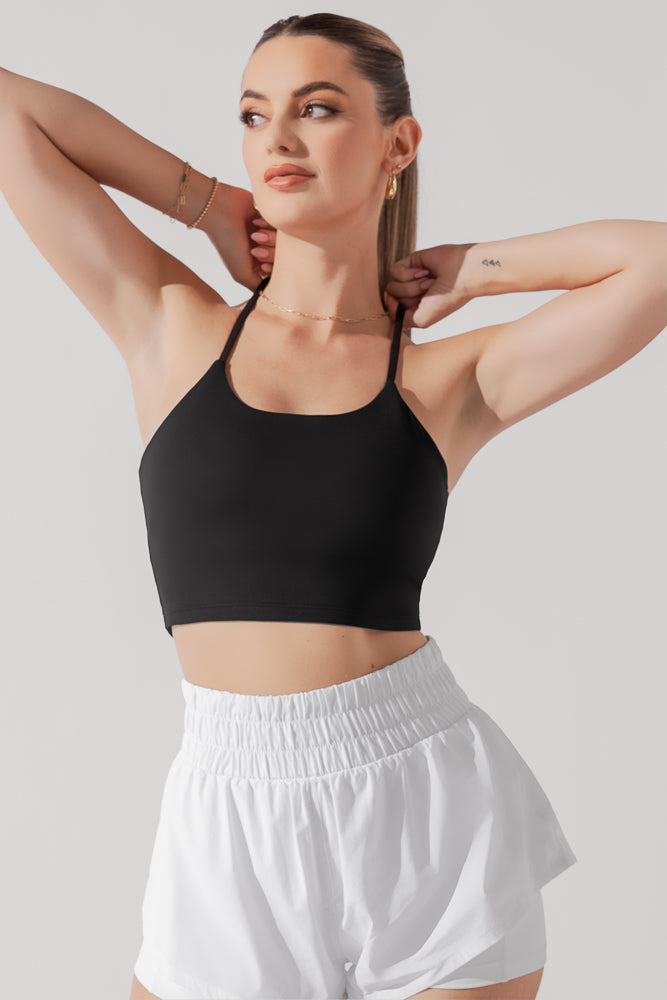 Flexy Crop Top - Black