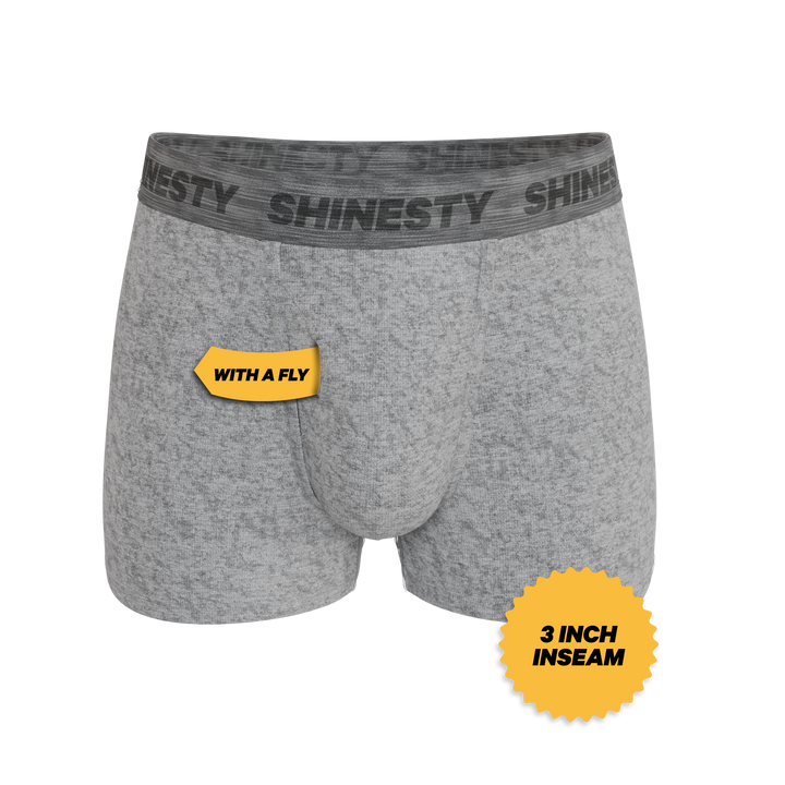 The Flintstone | Heather Grey and Black Ball Hammock® Pouch Trunks Underwear