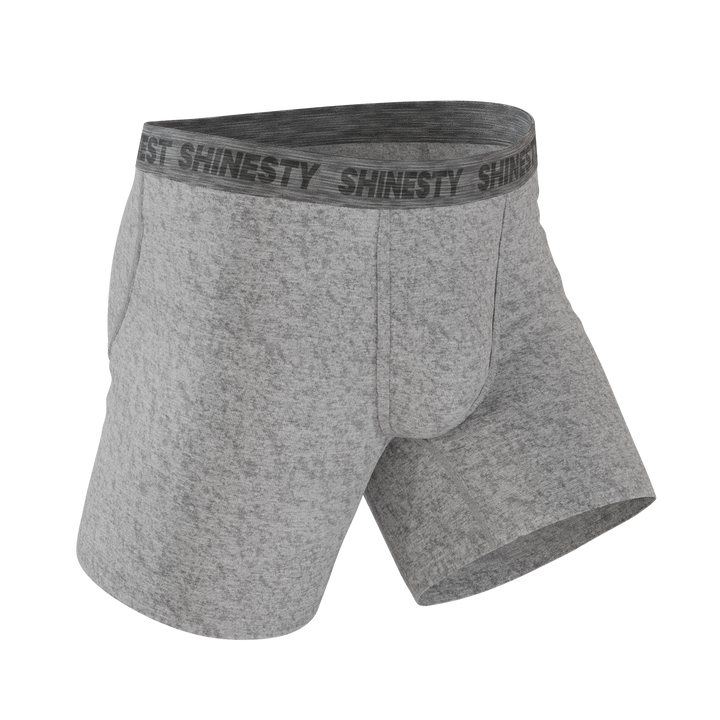 The Flintstone | Heather Grey and Black Ball Hammock® Pouch Underwear