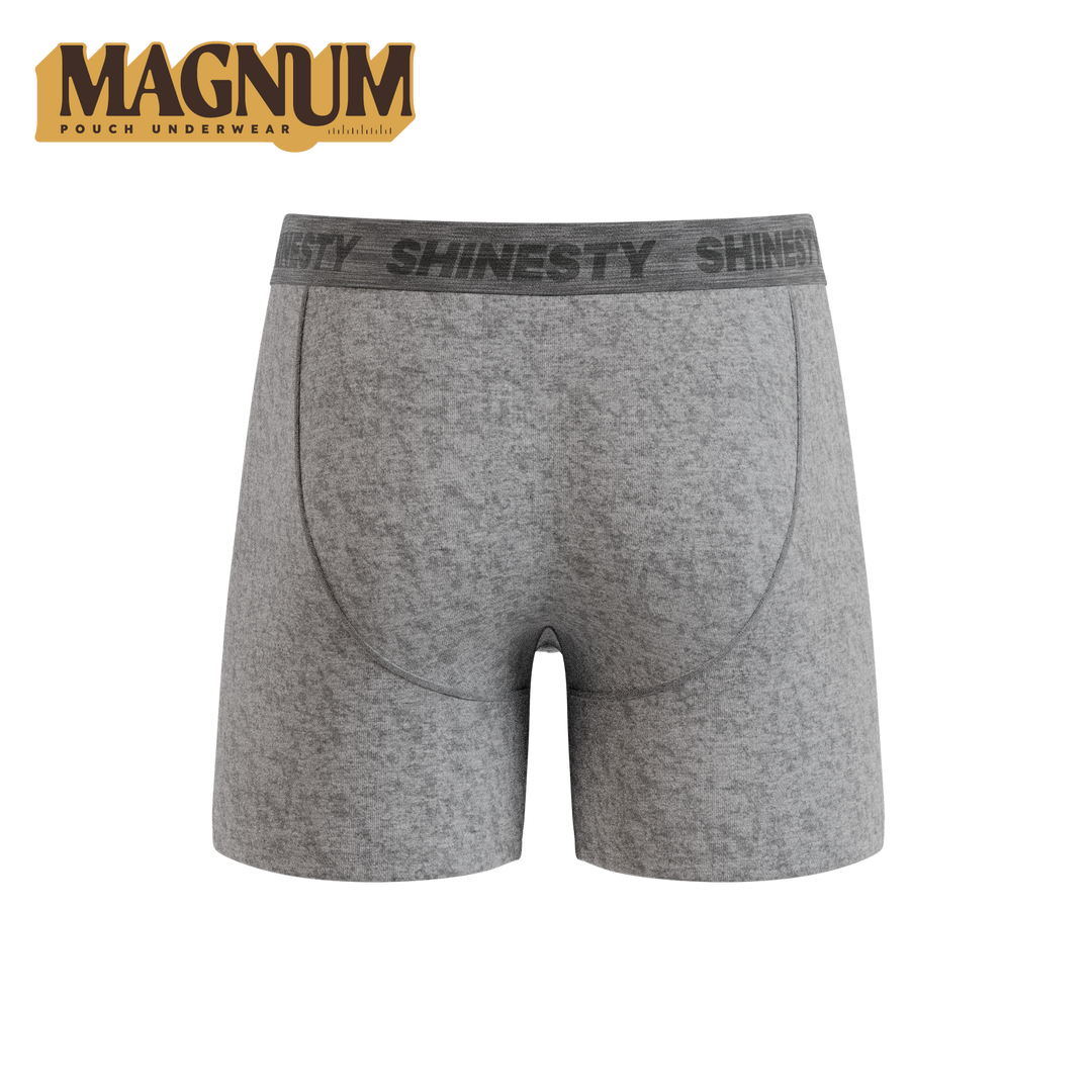 The Flintstone | Heather Grey and Black Ball Hammock® Magnum Big Pouch Underwear