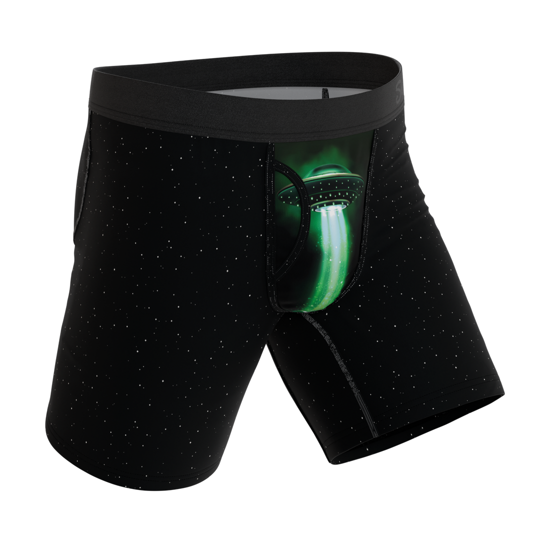 The Flying Saucer | UFO Long Leg Ball Hammock® Pouch Underwear With Fly