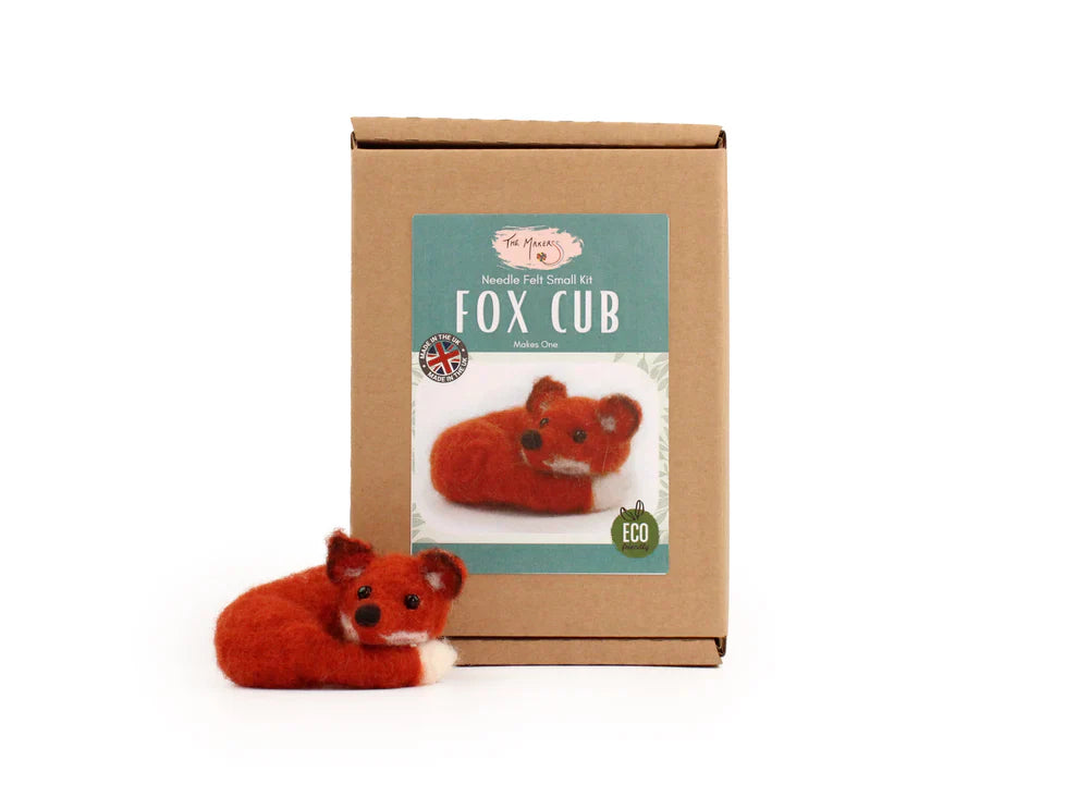 Felting Kit - Fox Cub Small Needle Felt Kit