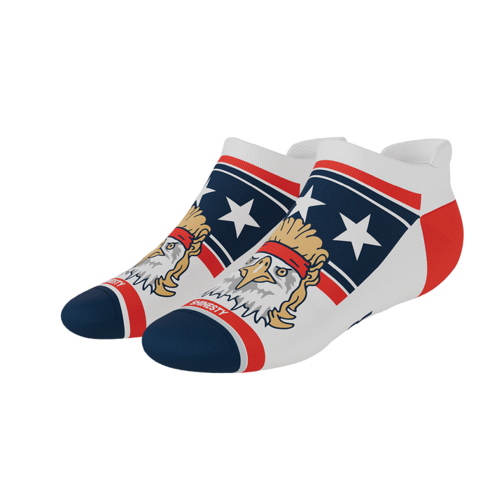 The Free Bird | USA Eagle Heel Hammock™ Ankle Socks