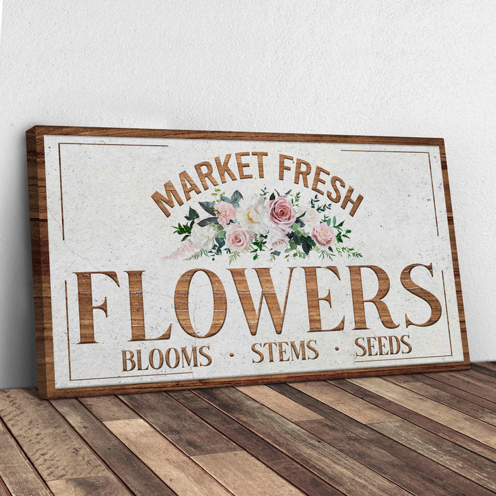 Fresh Flower Market Sign II