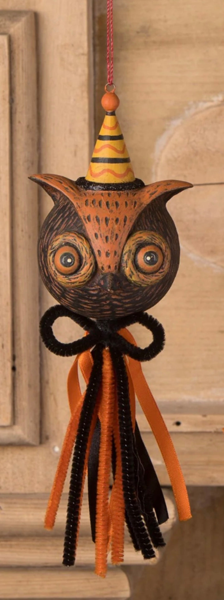 Eavesdrop Owl Tassel Ornament by Johanna Parker