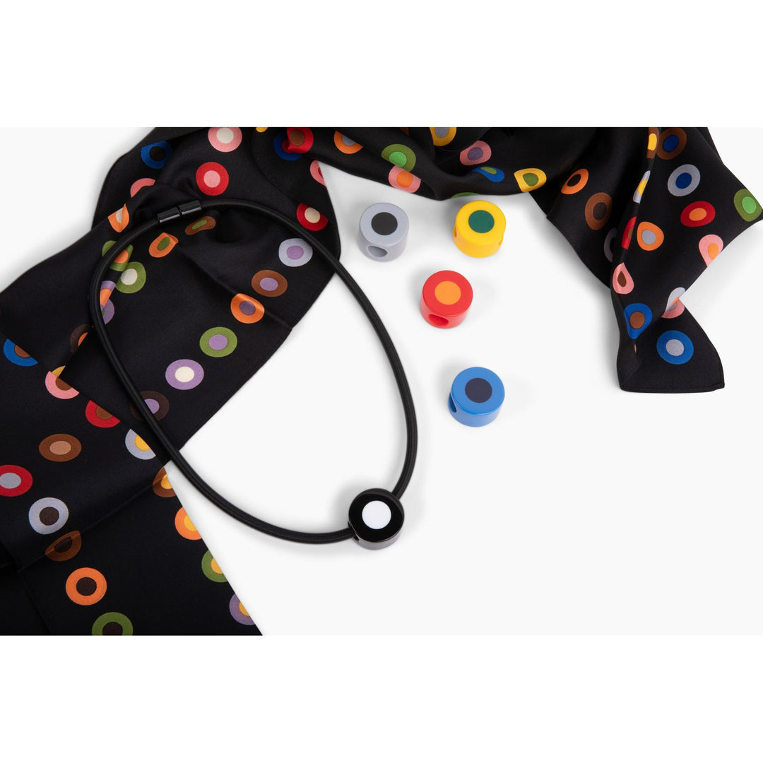 French Dot Pattern Necklace
