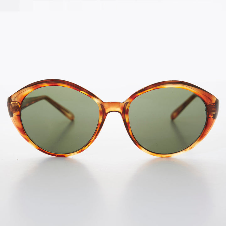 Round Women's Vintage Sunglass - Ginger