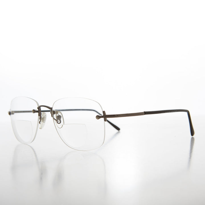 Rimless Bifocal Readers - Glassy