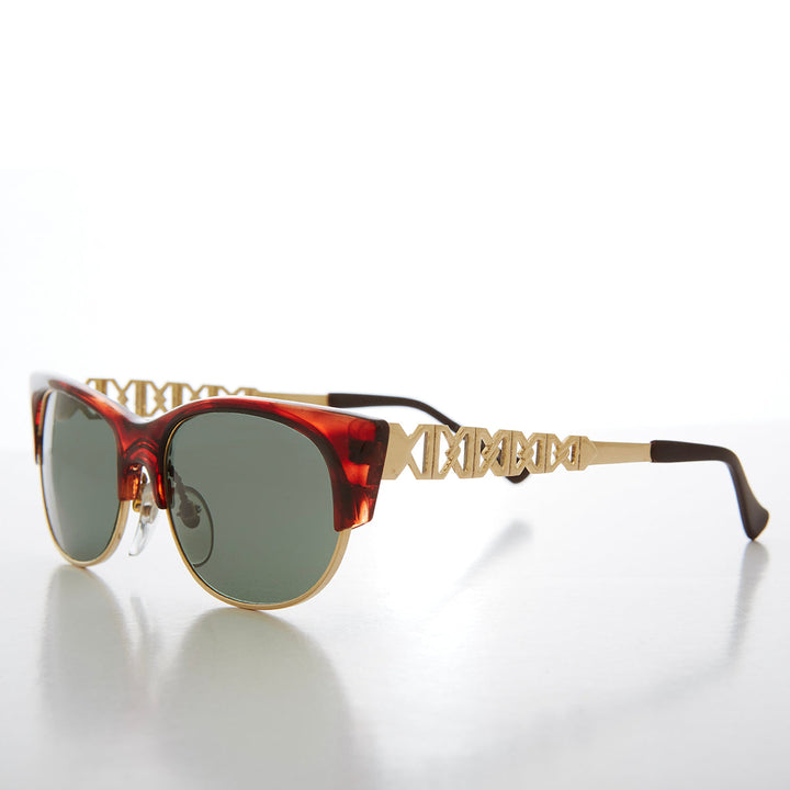 Updated 90s Half Frame Sunglasses - Glendon