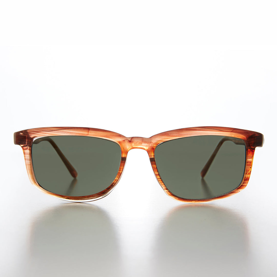 Classic Nerd Rectangular Vintage Sunglass - Godard