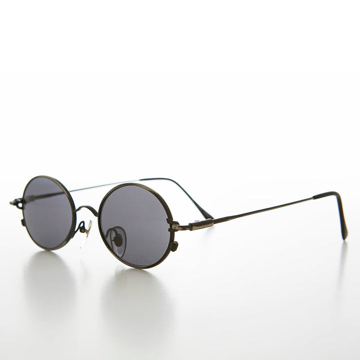 Oval Metal Spectacles 90s Vintage Sunglasses - Greco