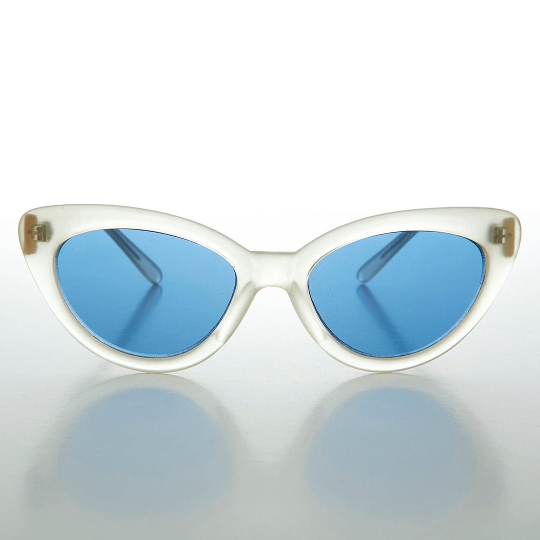 Clear Frame Cat Eye Vintage Sunglasses - Greta