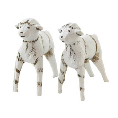 Baby Sheep Set of 2 -Lori Mitchell Nativity Figurines