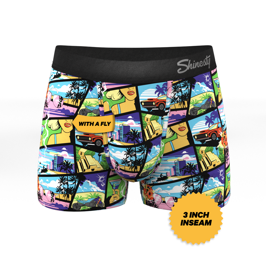 The Gas Pedal | Pop Art Ball Hammock® Pouch Trunks Underwear