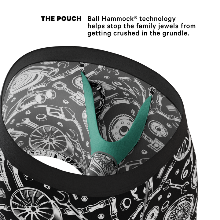 The Gear Head | Stick Shift Ball Hammock® Pouch Underwear With Fly