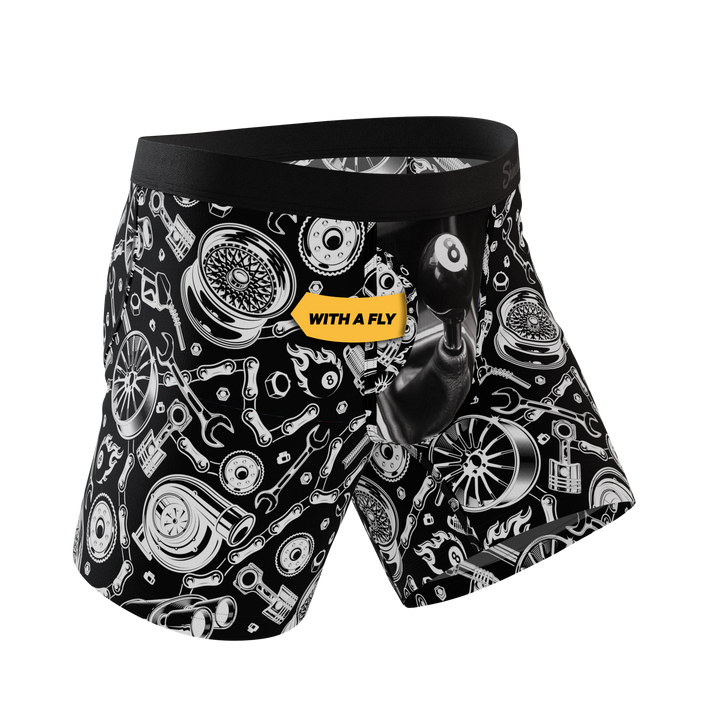 The Gear Head | Stick Shift Ball Hammock® Pouch Underwear With Fly
