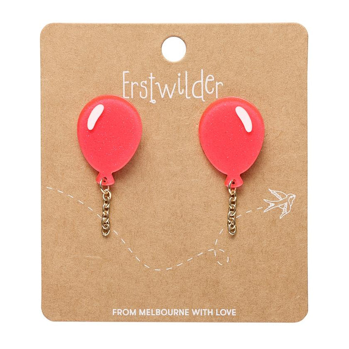 Balloons Drop Earrings – Pink by Erstwilder