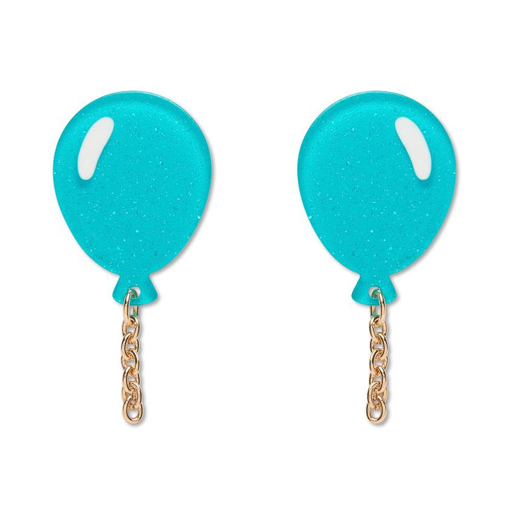 Balloons Drop Earrings – Green by Erstwilder