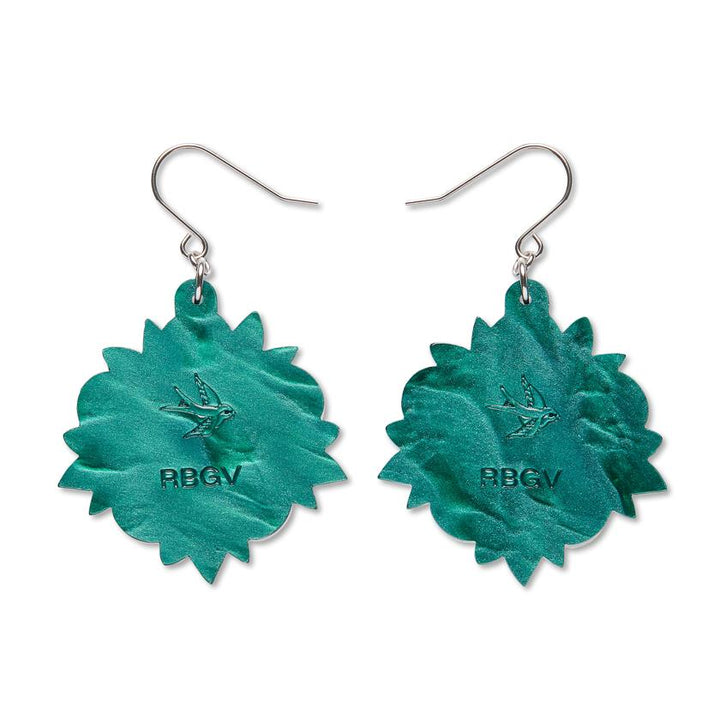Mānuka Drop Earrings – Erstwilder x Royal Botanic Gardens Victoria styled detail