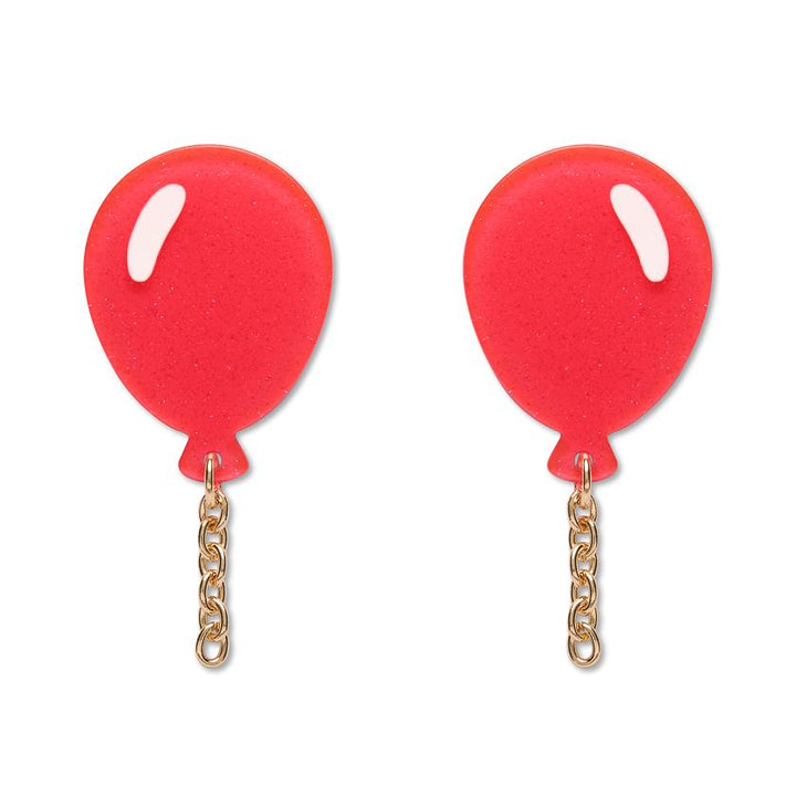 Balloons Drop Earrings – Pink by Erstwilder