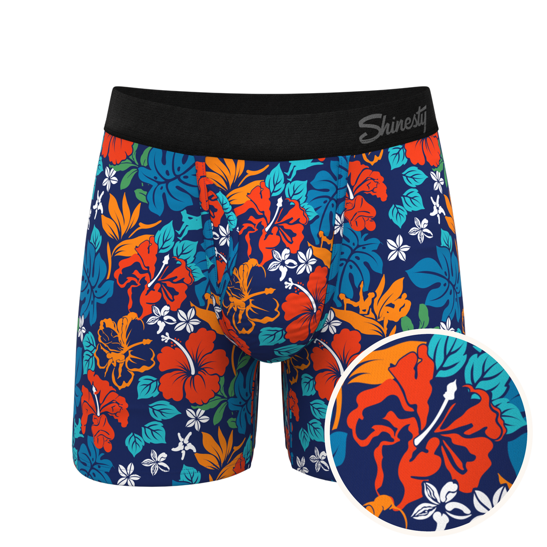 The Get Lei'd | Naughty Tropical Ball Hammock® Magnum Big Pouch Underwear