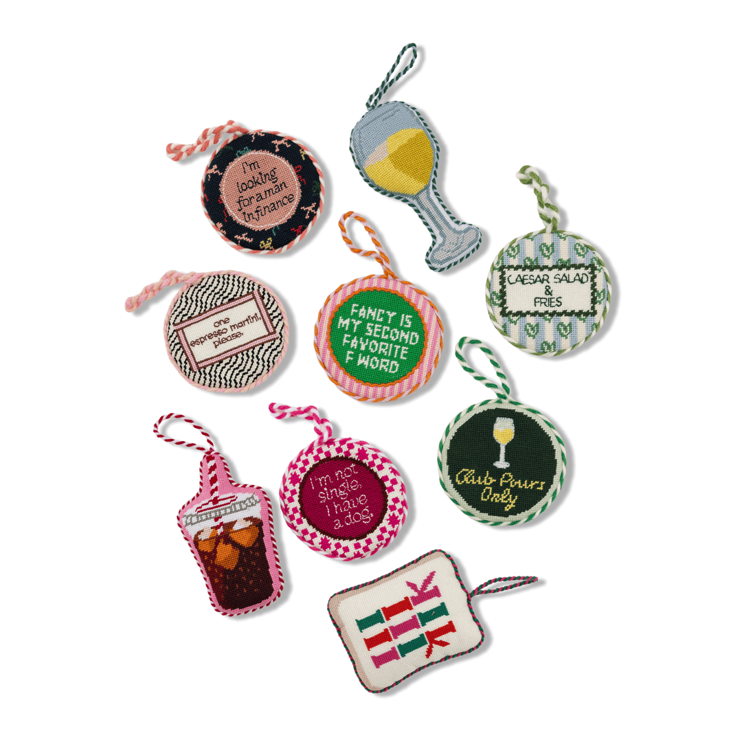 Needlepoint Ornament - Not Single