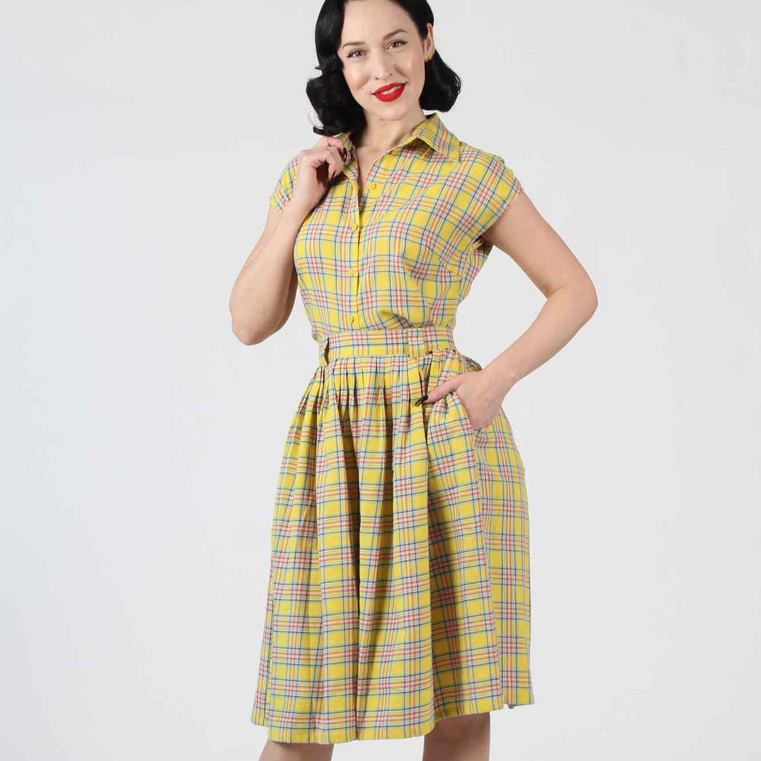 Gloria Pleated Retro Circle Skirt