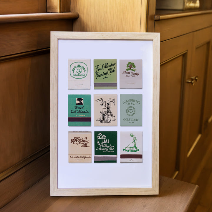 Golf Matchbook Poster