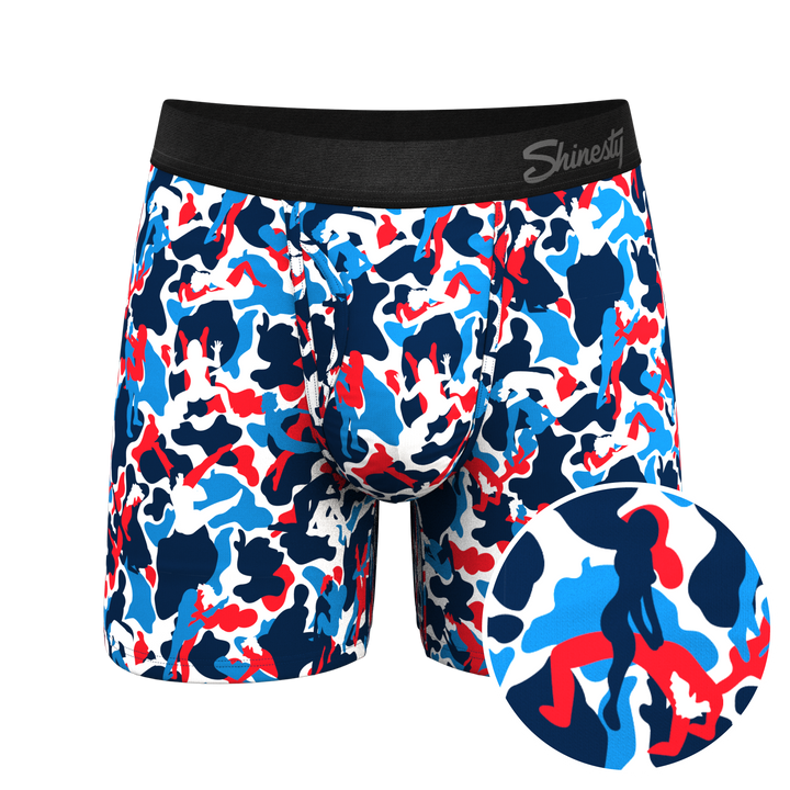 The Grand Finale | USA Camouflage Ball Hammock® Pouch Underwear With Fly