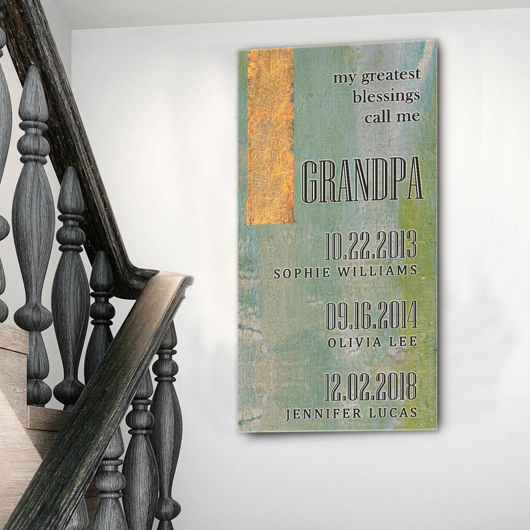 Grandfather's Name Sign
