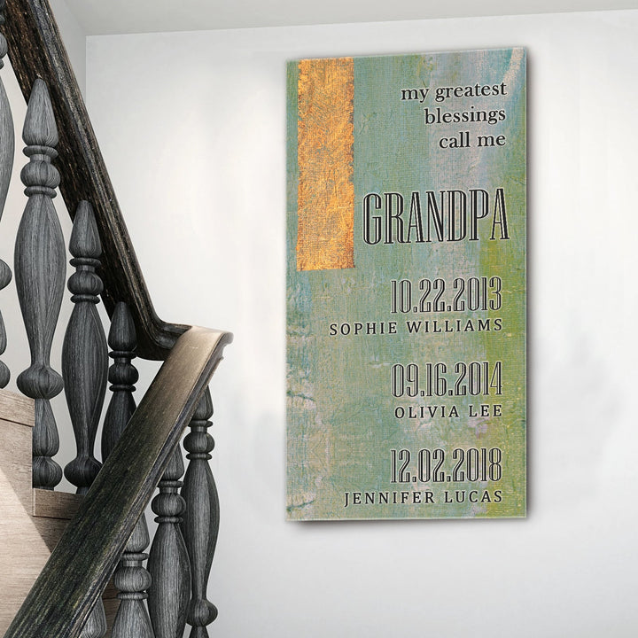 Grandfather's Name Sign