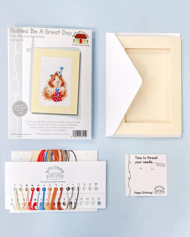 Guinea Be A Great Day -Thread Pack XGC38-TP Counted Cross Stitch Kit