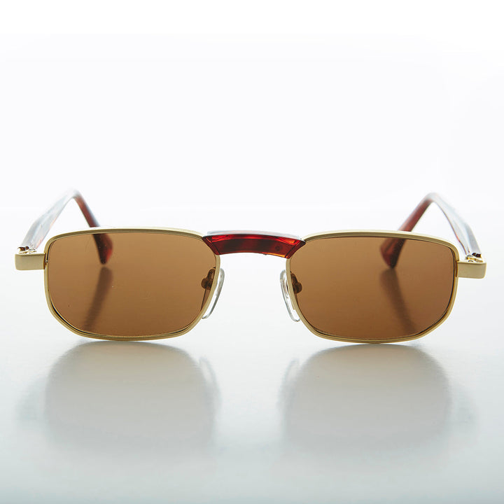 Slim Rectangle Vintage Sunglasses - Hank