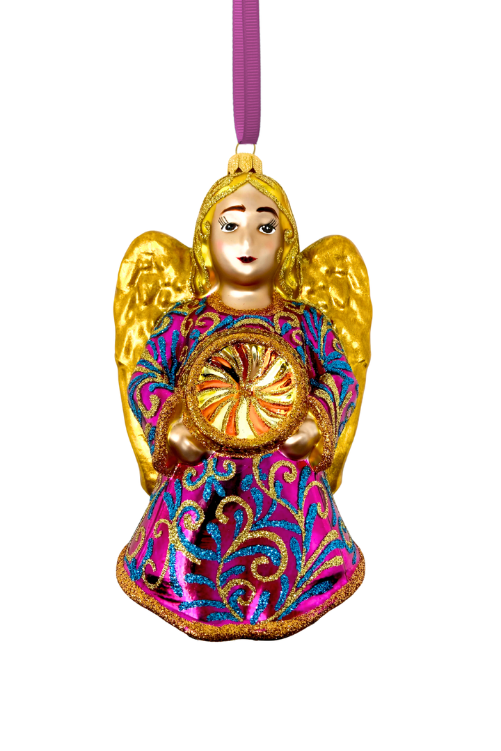 Healing Angel Glass Ornament